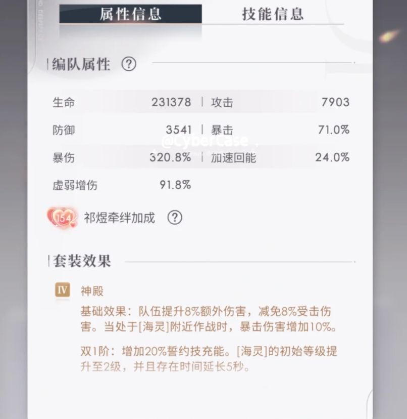 恋与深空神殿套技能怎么样