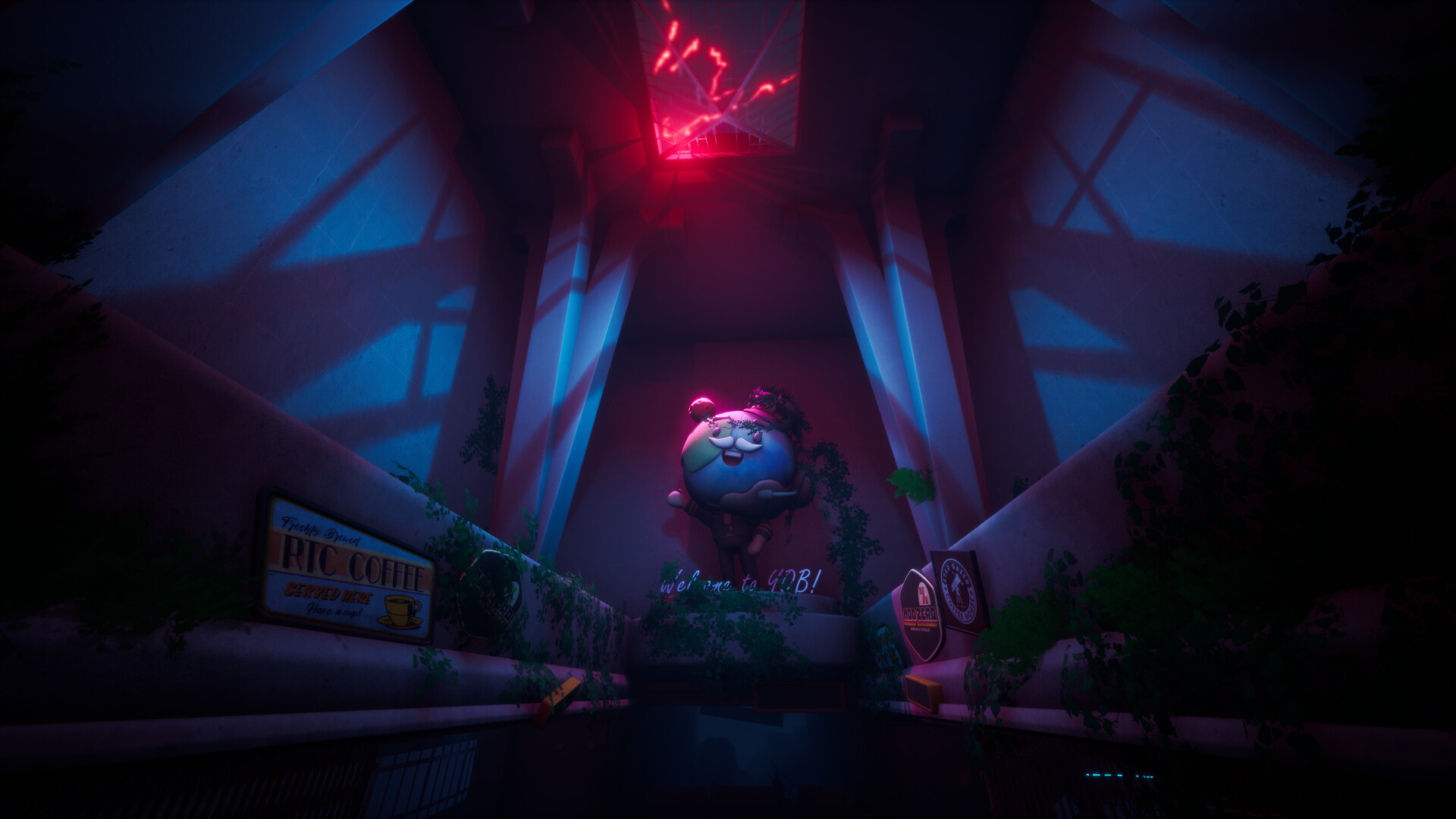 磁带未来主义风3D动作RPG《午夜机器人》亮相2025GDC蜗牛展台