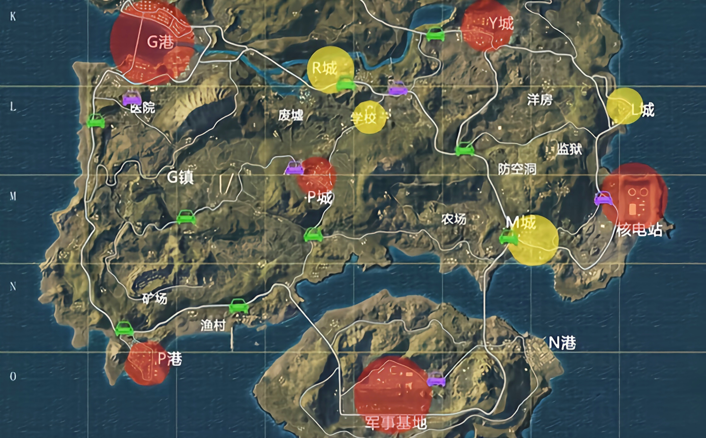 绝地求生手游跳点选择哪里比较好