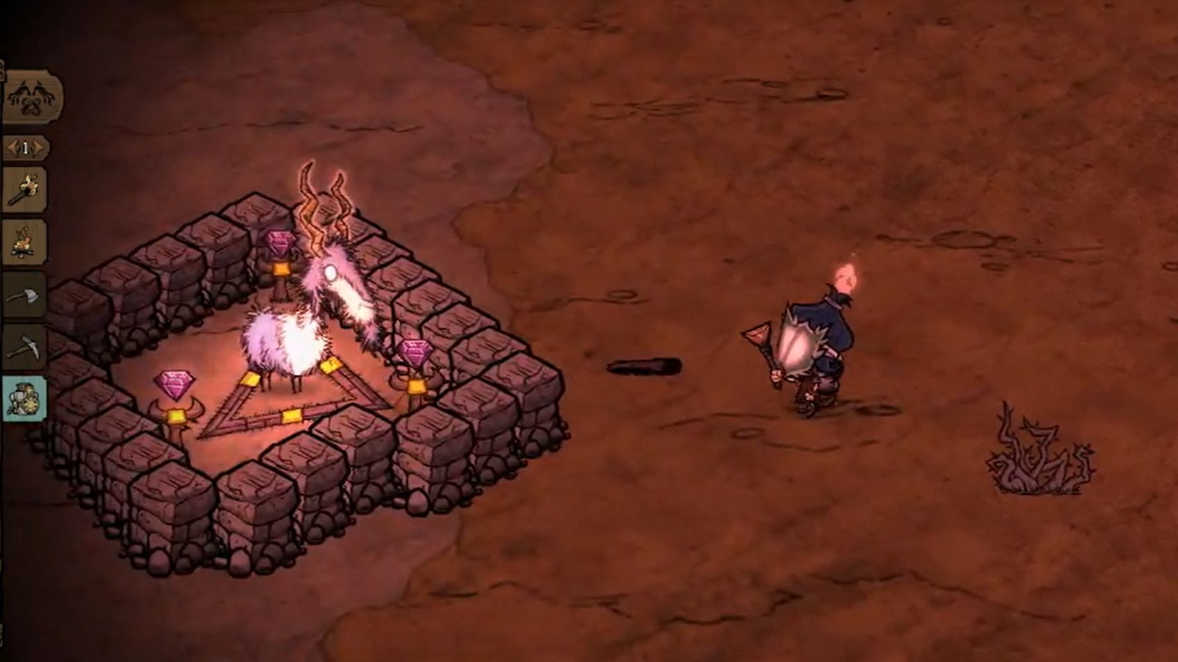 饥荒联机版中立生物怎么打