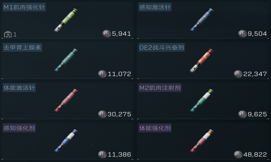 三角洲行动不同品类针剂怎么选 三角洲行动不同品类针剂怎么选