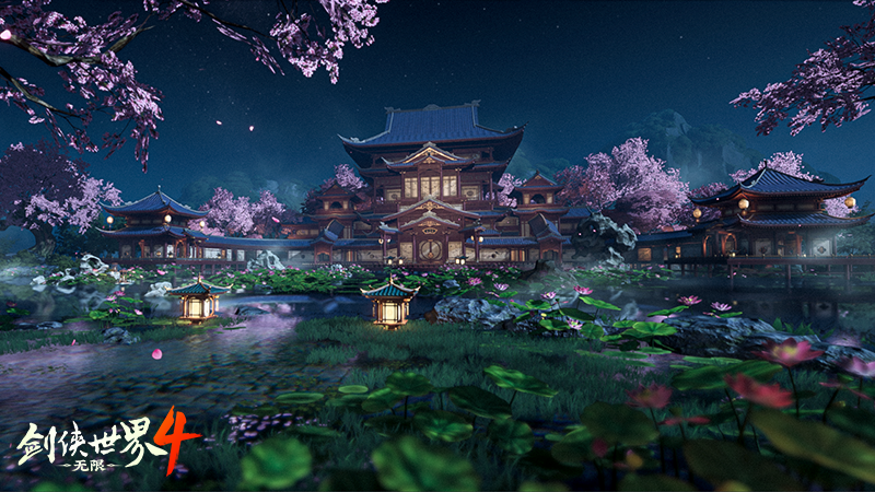 国风雅韵,《剑侠世界4：无限》高度还原东方建筑之美
