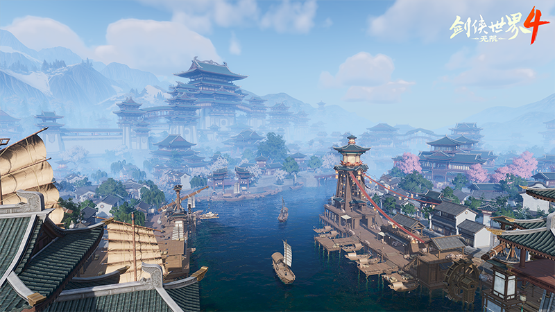 国风雅韵,《剑侠世界4：无限》高度还原东方建筑之美