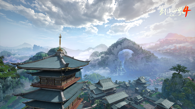 天光云影共徘徊,《剑侠世界4：无限》拟真江湖天气系统首曝