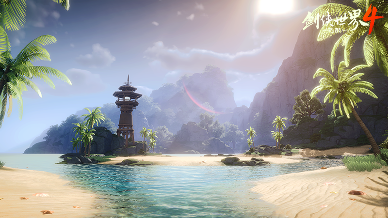 江湖四季之景,《剑侠世界4：无限》无缝地图探索实录