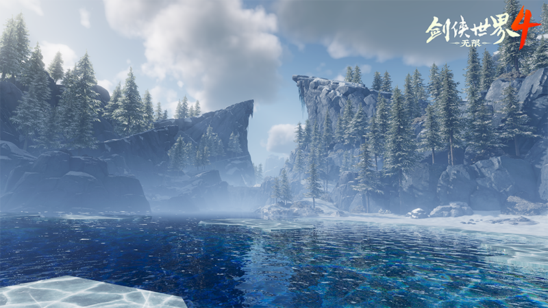 江湖四季之景,《剑侠世界4：无限》无缝地图探索实录