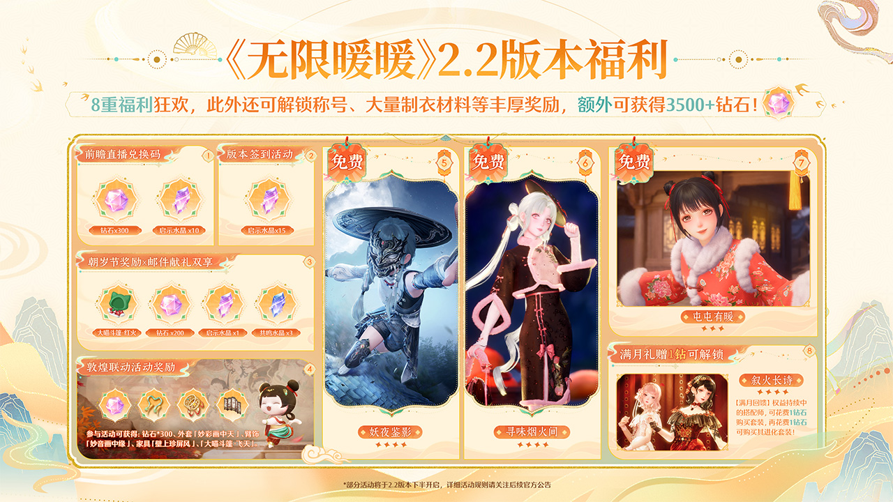 《无限暖暖》新版本“九色万相生”重磅上线 《无限暖暖》新版本“九色万相生”重磅上线