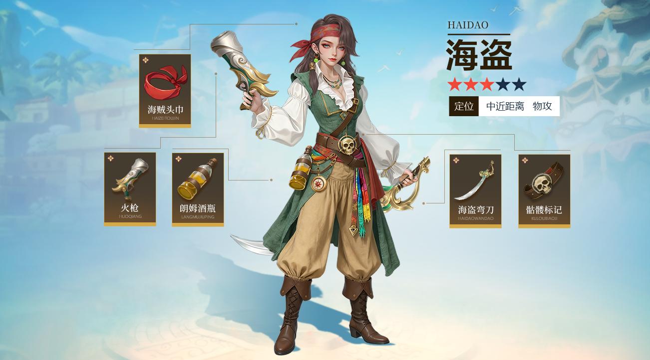 《龙武》新资料片&ldquo;盗海纪元&rdquo;首发,全新职业&ldquo;海盗&rdquo;技能详解与外观曝光