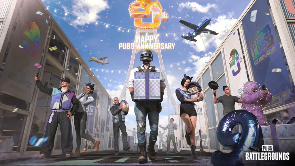 《PUBG》40.2版本更新,9周年纪念派对开启