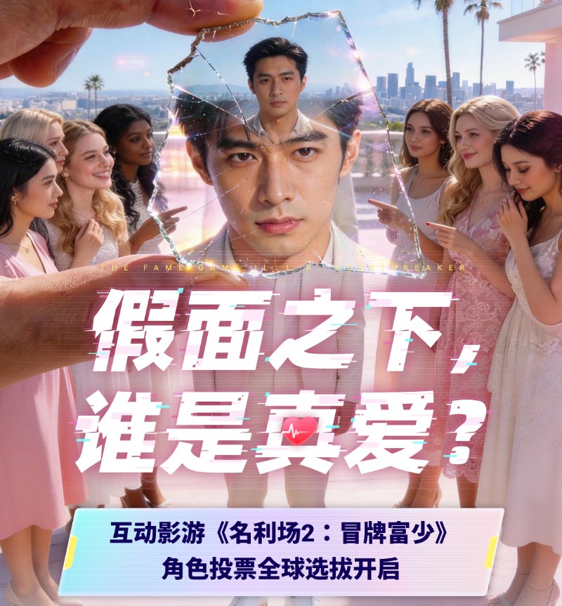 《名利场2》五大角色正式公开,选角投票进行中
