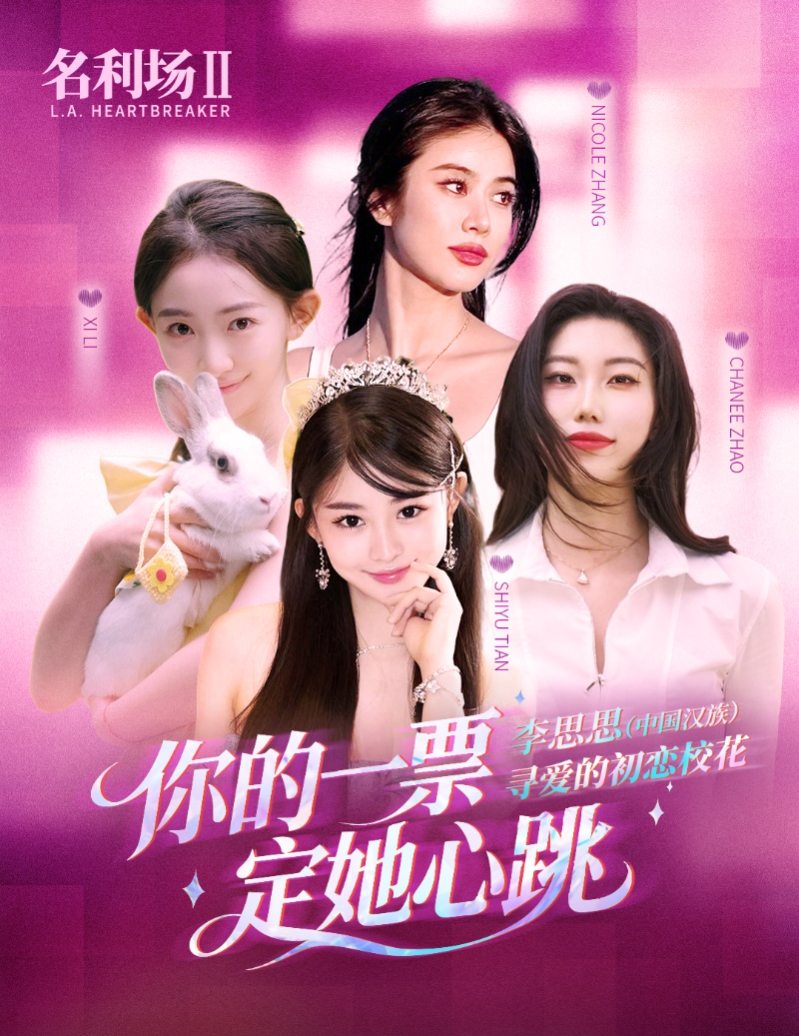 《名利场2》五大角色正式公开,选角投票进行中