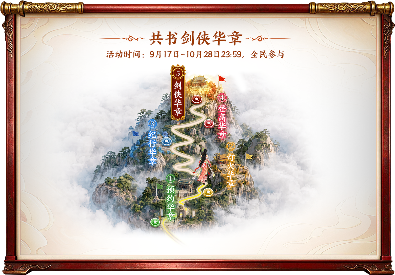 登峰周年庆,《剑网2》二十一周年新服“云水同游”9月24日开启