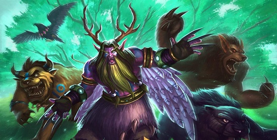 炉石传说德鲁伊卡组速递狂野天梯巨龙城墙德思路分析